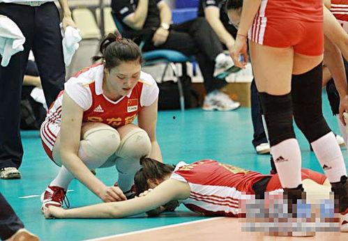 惠若琪受伤视频,拼搏与伤痛的交织